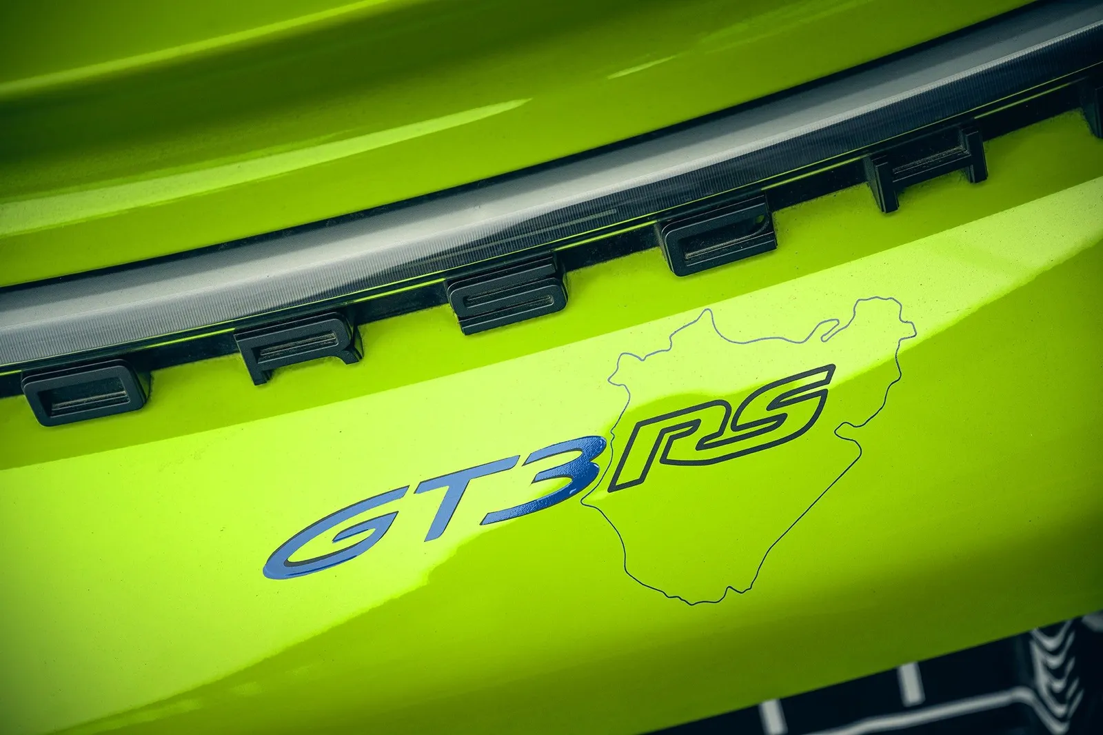 Nürburgring Perfect Grade Decal on a GT3 RS
